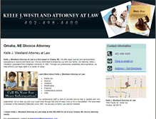 Tablet Screenshot of divorcefamilylawomaha.com